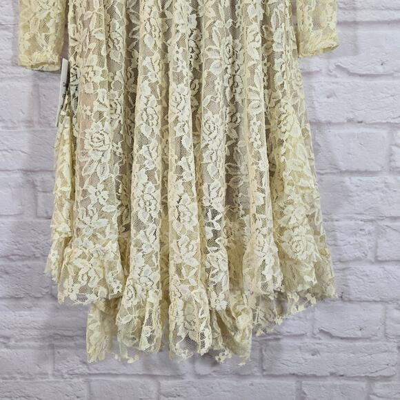 AF Mia Joy Cream Lace Sandy Dress Turtledove Joyfolie Little Girl Sz 5 NWT Boho - Picture 8 of 10